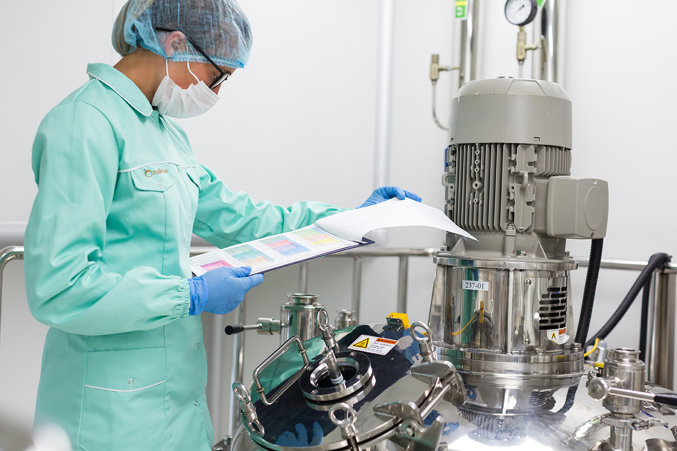 scientist check how work compressor